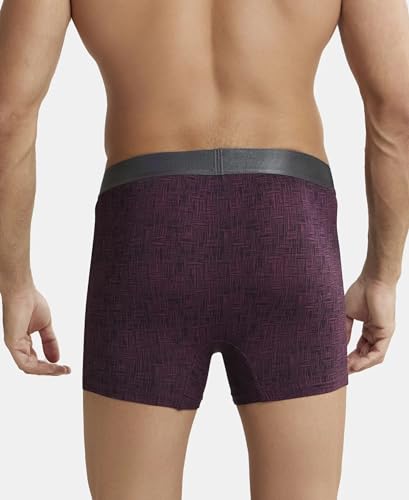 Jockey Men's Tactel Microfiber Trunk - Purple - Image 3