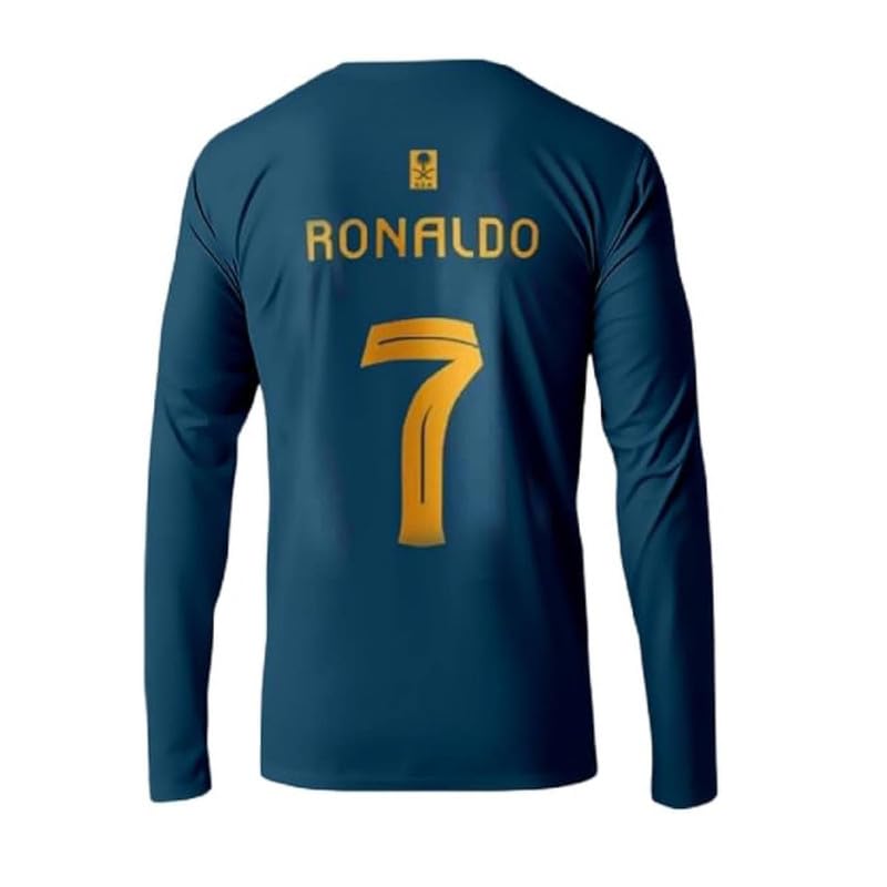 RJM Ronaldo Football Away Jersey for Men - Multicolor - Image 3