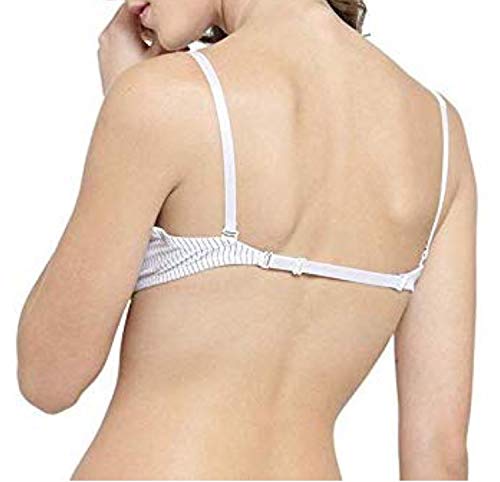 Brachy Women's Push-Up Bra - White Turquoise - Image 2