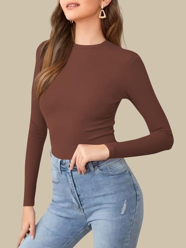 Dream Beauty Women Full Sleeve Top - Coffee - Image 3