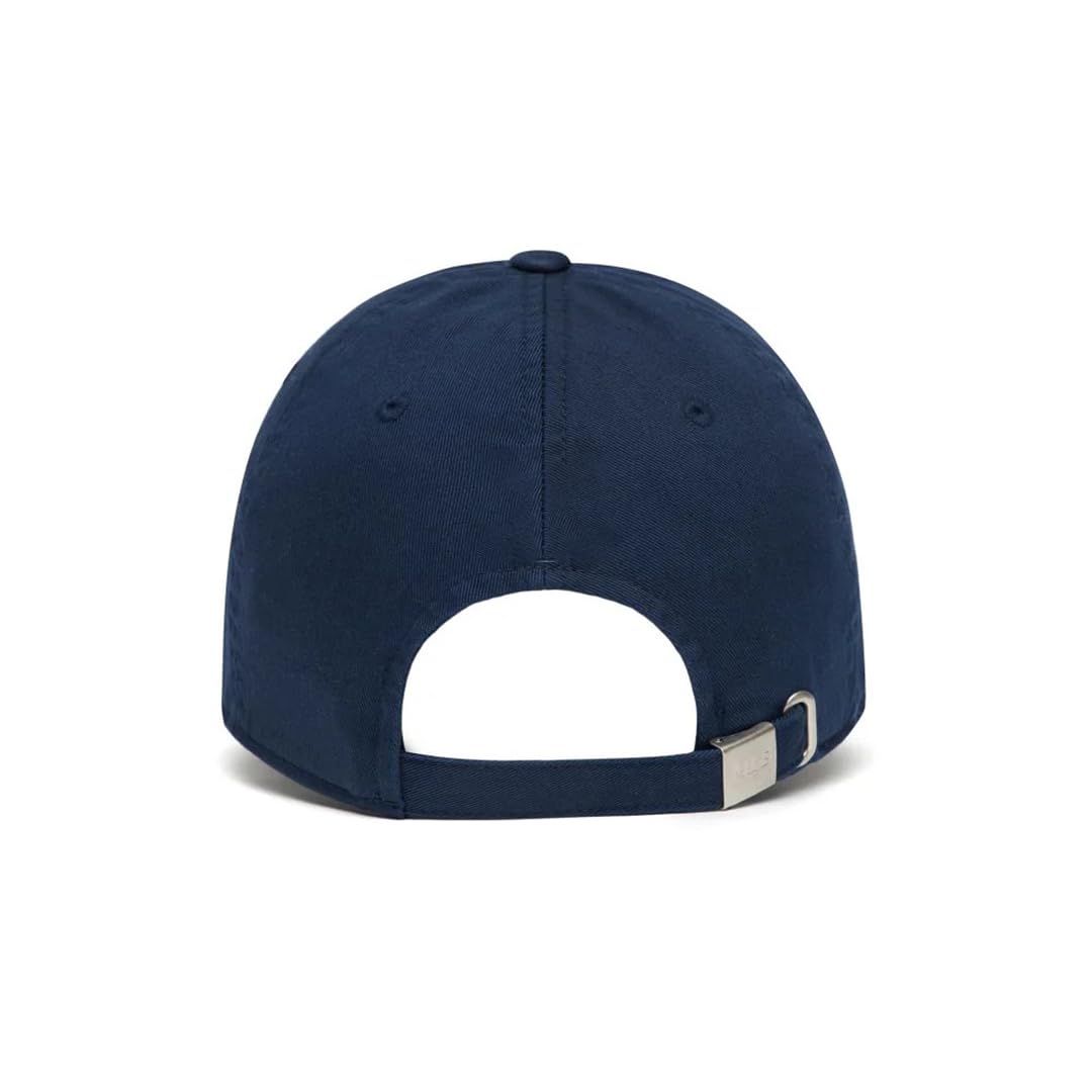 lowercase Unisex Cotton NY Baseball Cap - Navy White - Image 5