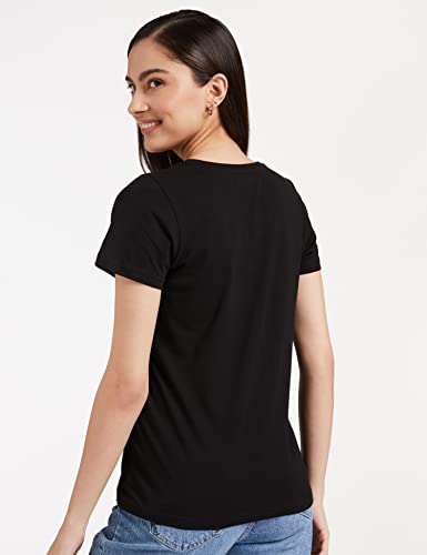 Amazon Women's Cotton Stretch V Neck T-Shirt - Image 3