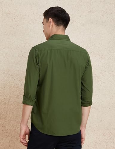 Amazon Men Solid Cotton Casual Shirt - Image 2