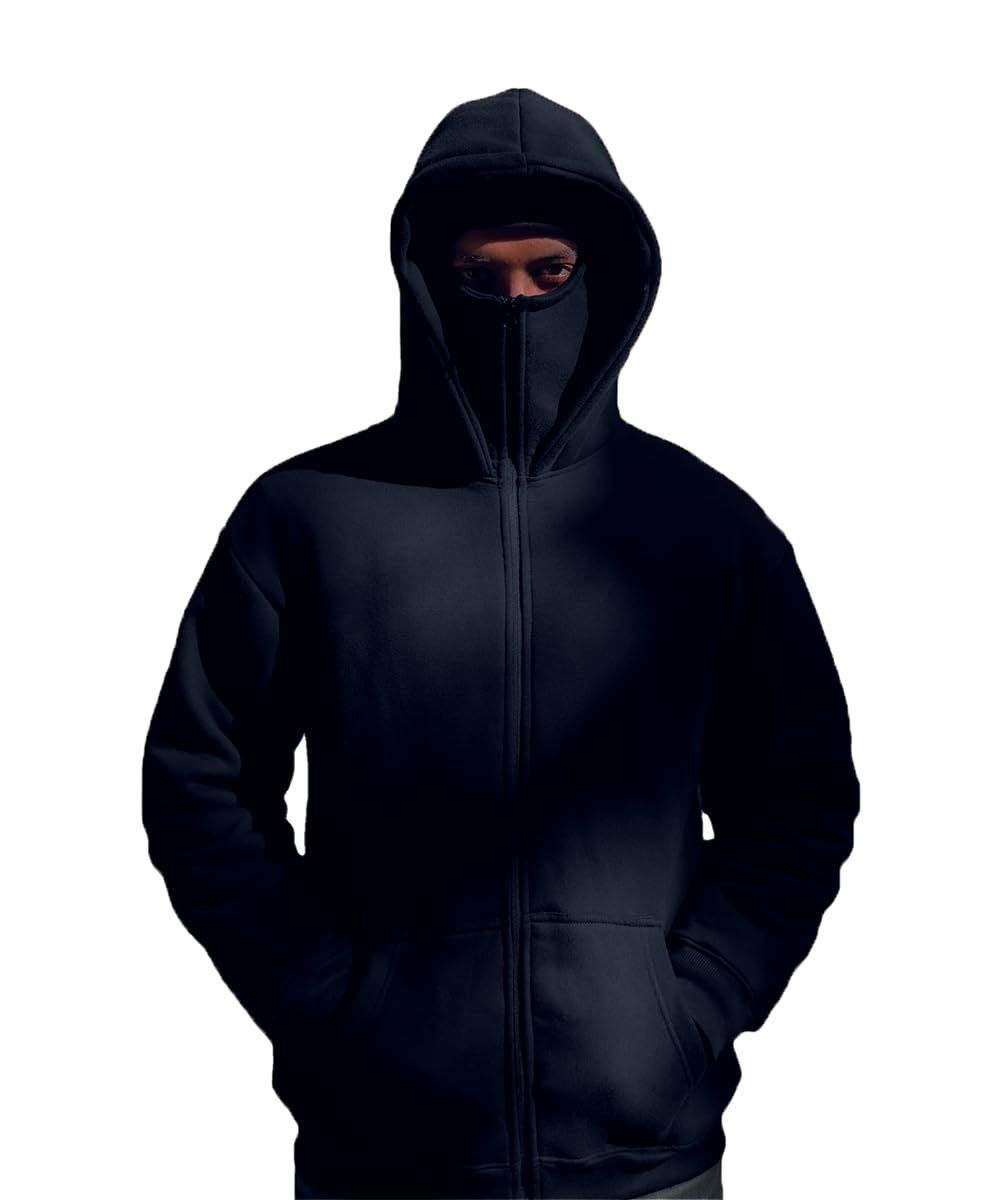 Koverify Cotton Balaclava Hoodie - Navy Blue