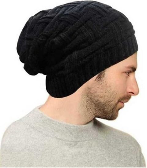 Livello Knitted Winter Beanie - Black