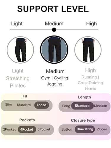 Leriya Fashion Men's Baggy Cargo Pant - Black - Image 4