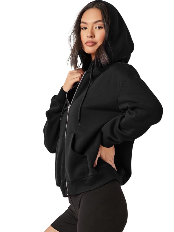 Imsa Moda Women's Fleece Hooded Jacket