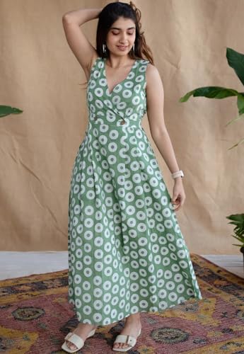 FABNEX Women's Gown - Green - Image 3