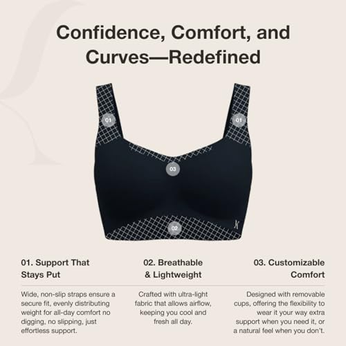 Krvvy Wireless Bralette for Women - Rose - Image 3