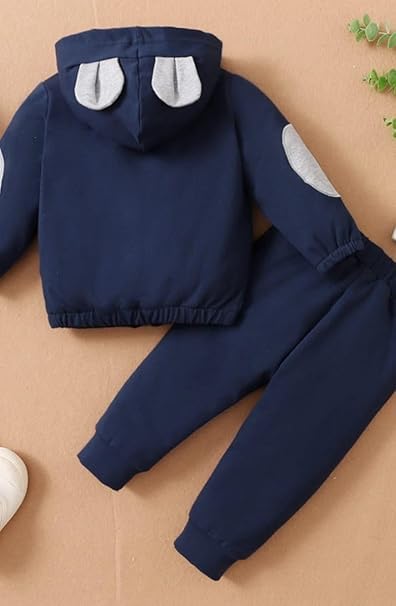 Kids Yellow Cotton Tracksuit Unisex - Image 4