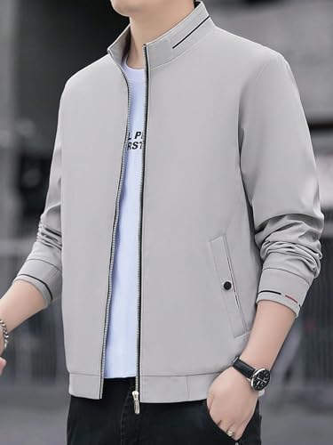 JVX Men's Lightweight Bomber Jacket - Grey - Image 2