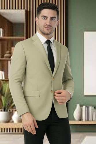 SaintX Men's Formal Blazer - Desert Khaki - Image 3