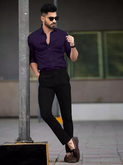 GarbGlide Men's Cotton Blend Casual Shirt - Image 5