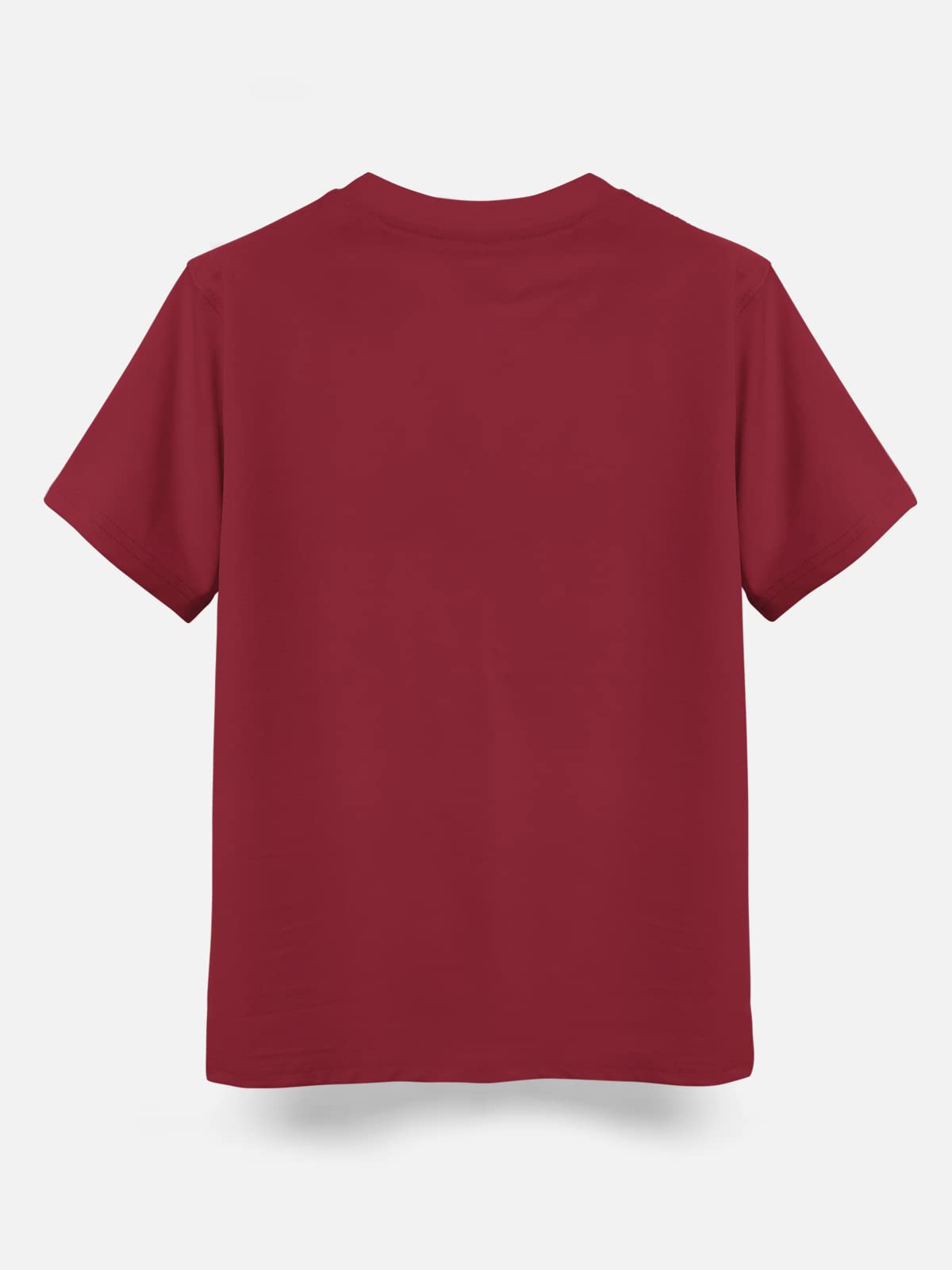 HELLCAT Boys Maroon Yellow Typographic T-Shirt - Image 4