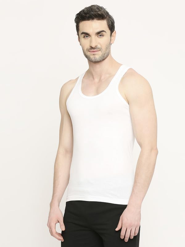 VIP Men Classic White Vest - Image 3