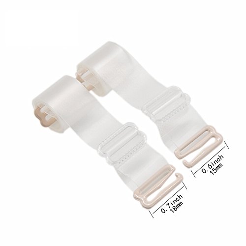 SERMICLE Silicone Bra Straps - Invisible Adjustable - Image 3