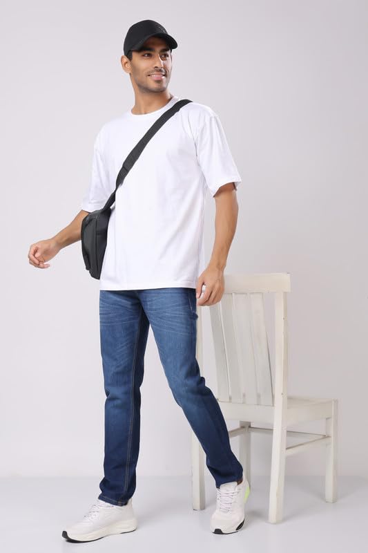 London Hills Men Low Rise Jeans - Dark Blue - Image 5