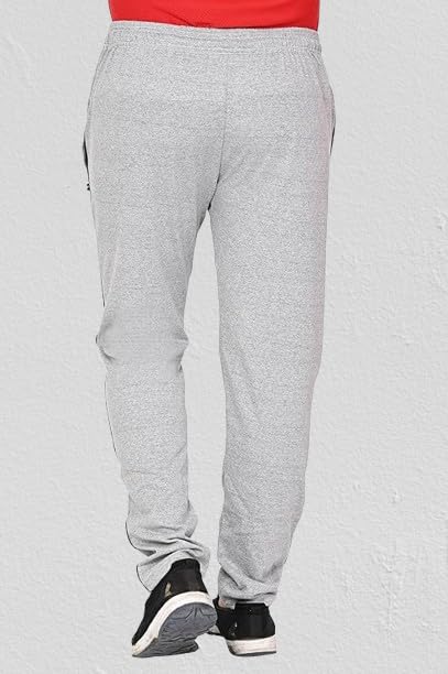 GarbGlide Men's Cotton Piping Pyjama - Grey - Image 3