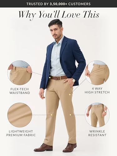The Pant Project Lycra Stretchable Formal Pants for Men - Image 2