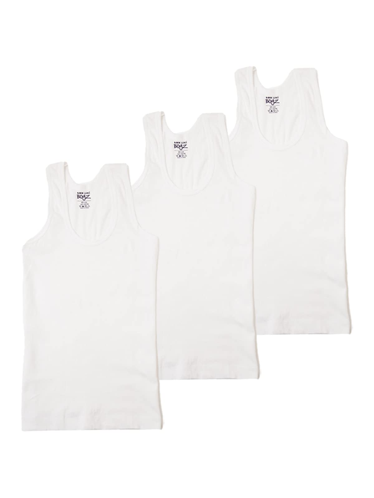 Lux Cozi Boys White Cotton Vest