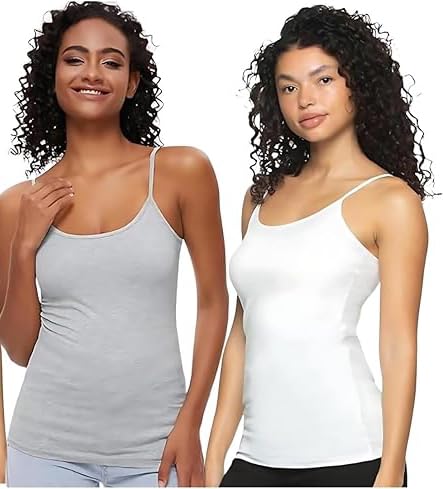 GALBLUSH Women's Camisole with Built-in Bra