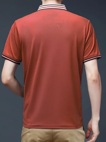 JVX Men's T-Shirt - Rust - Image 4