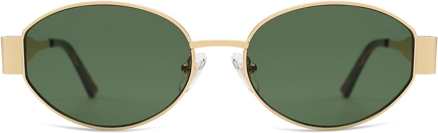 CREEK Retro Oval Sunglasses for Women & Men - Image 2