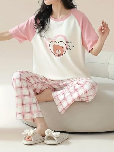 Louis Luxe Night Suit for Women - Pink - Image 3