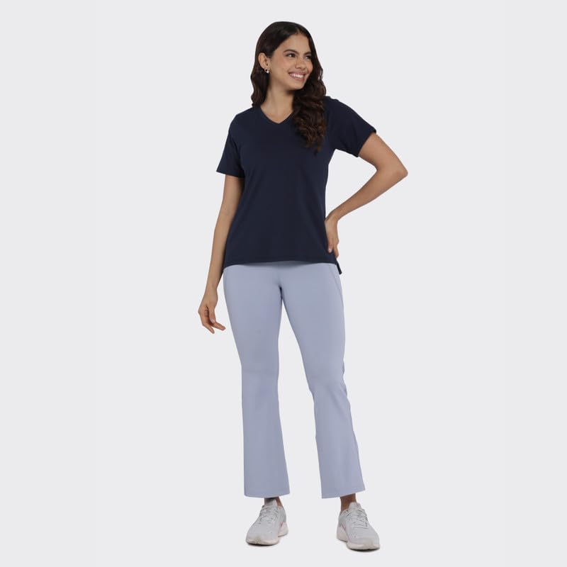 BlissClub Women V Neck Tee - Cotton - Image 2