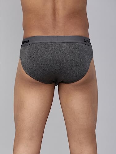 Levi's Men's Cotton Briefs - Grey - Image 4