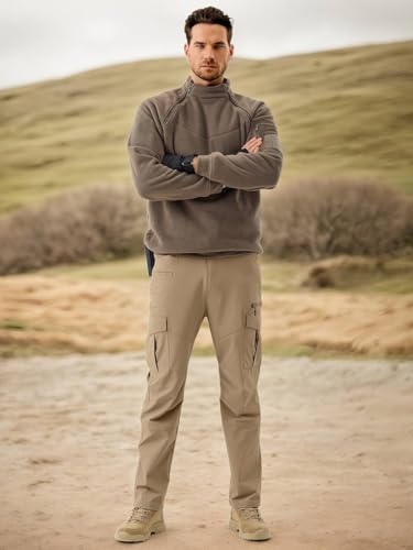 TOPLOT Men's Cargo Pants - Gold - Image 4