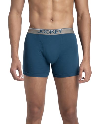 Jockey Men's Cotton Boxer Briefs - Multi-Colour - Image 2