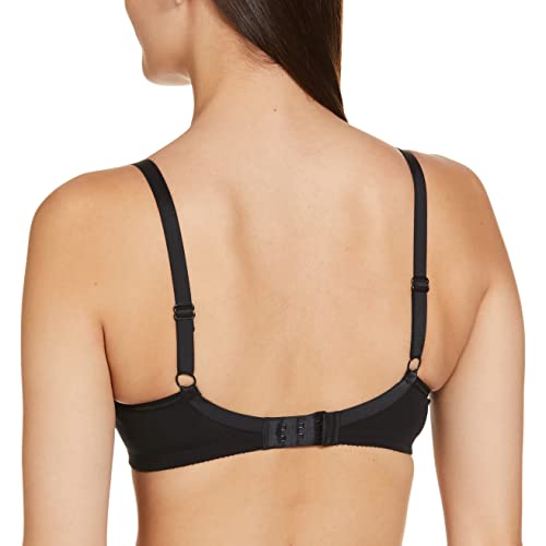 Enamor Supima Cotton Bra for Women - Non-Padded Wirefree Black - Image 2