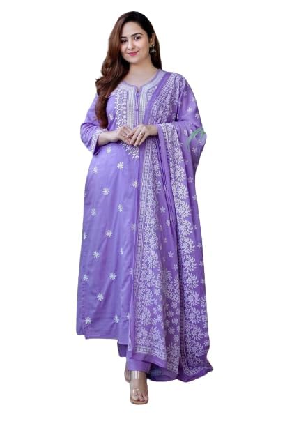 UPSARA FASHION Embroidered Rayon Kurta Set with Dupatta