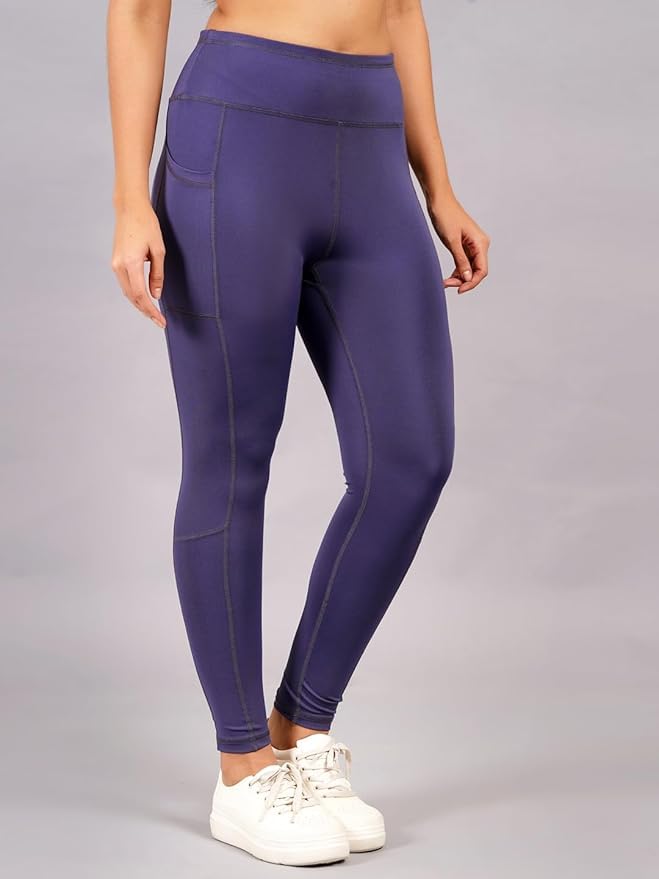 NEVER Fashion High Waist Yoga Pants with Pockets - Image 2