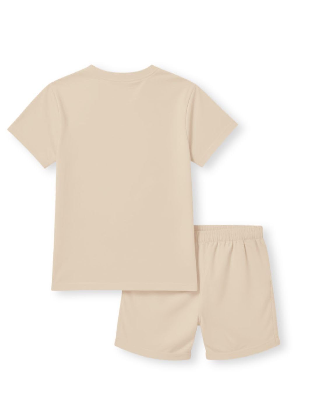 Minicult Kids Cotton Coord Set - Beige Tiger Print - Image 5