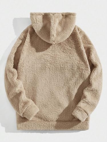 Lymio Unisex Khaki Hoodie Sweatshirt - Image 3