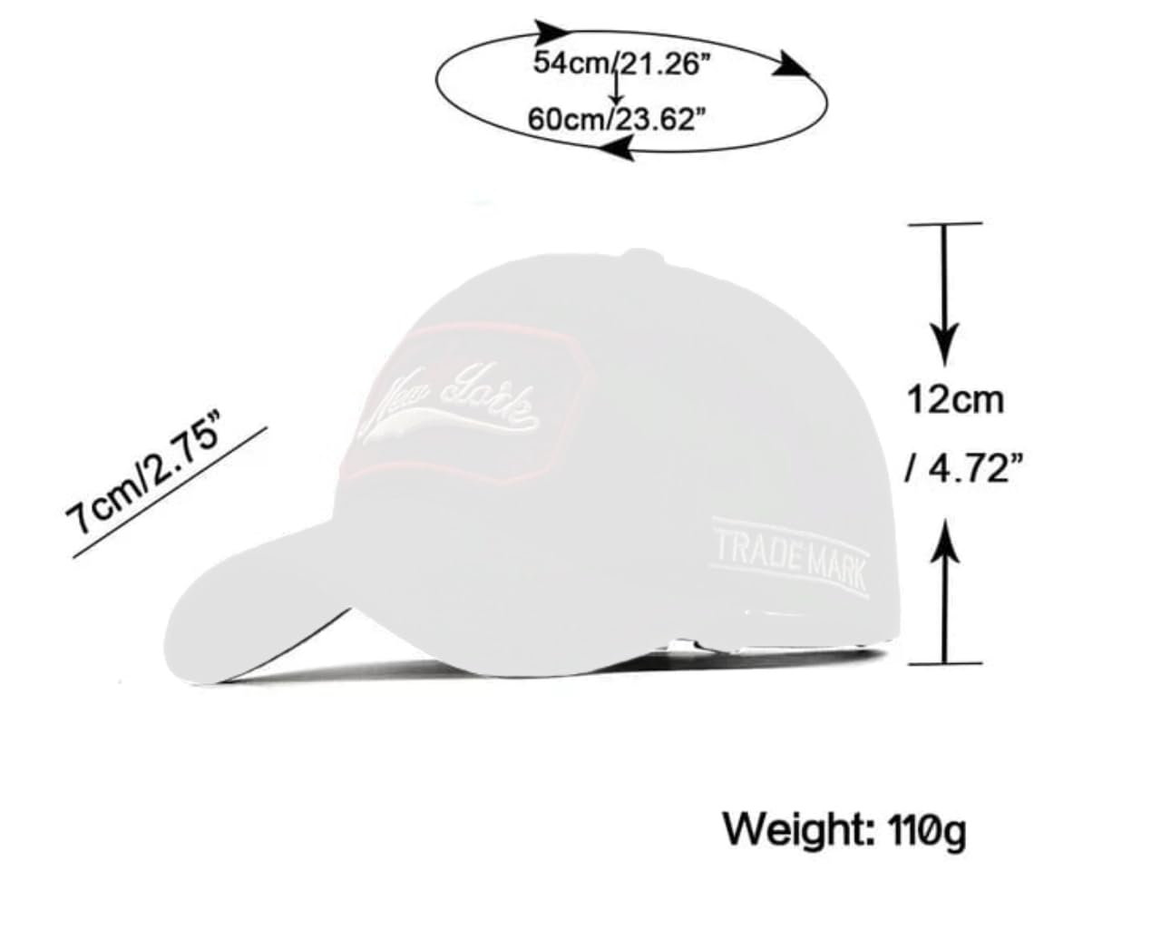 BRANDONN Casual Cotton Cap for Men & Women - Grey Yellow - Image 4