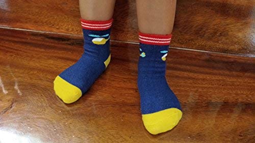 Cuteably Baby Boy Cotton Anti Skid Socks - Multi Color - Image 4