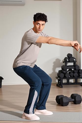 Flapfit Men's Track Pants - Airforce Blue - Image 3