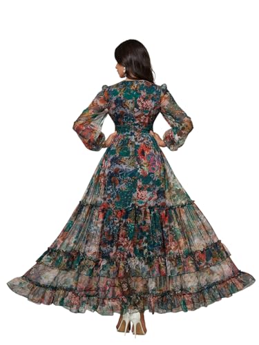 LITZO Women's Maxi Dress - Green - Image 2