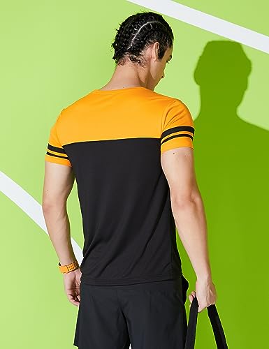 Symbol Men's T-Shirt - Orange - Image 3