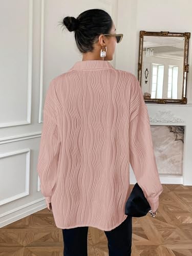 Leriya Fashion Women's Long Sleeve Button Down Shirt - Image 2