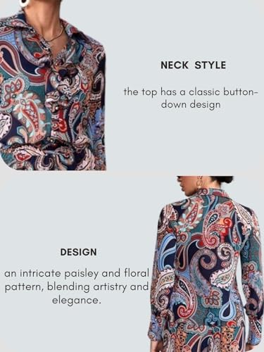 Leriya Fashion Women Rayon Printed Western Co-Ord Set - Blue - Image 4