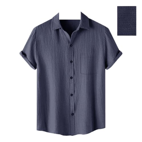 Pinkmint Men's Solid Shirt - Grey