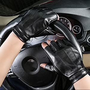 ketmart Fingerless Driving Gloves for Men Women - Image 4