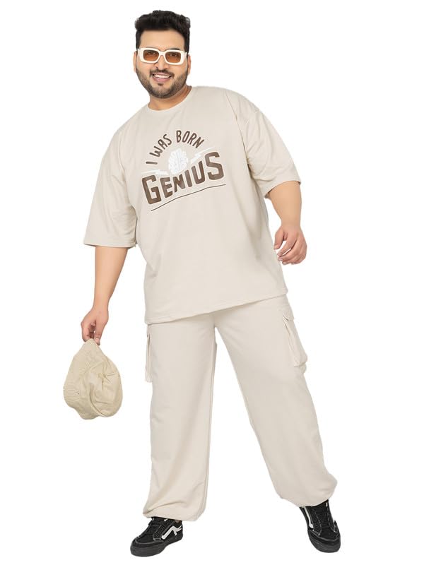 CHKOKKO Men Printed Casual Cord Set - Image 5