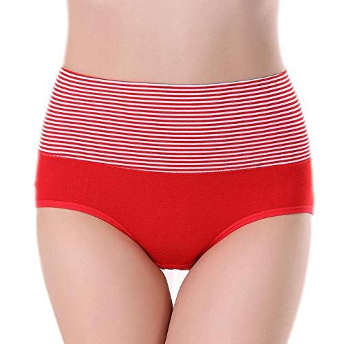 PLUMBURY Women's Cotton High Waist Hipster Panty - Image 4