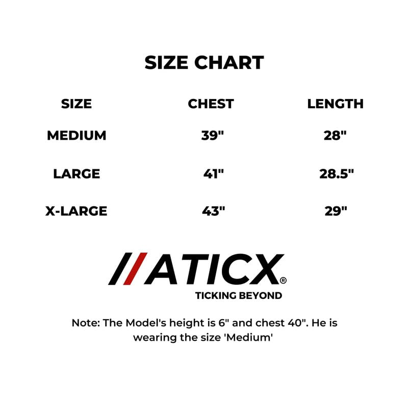 ATICX Men's Dry Fit Polyester Tee - Black - Image 2