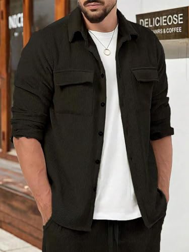 Lymio Men's Black Casual Shirt - Image 2